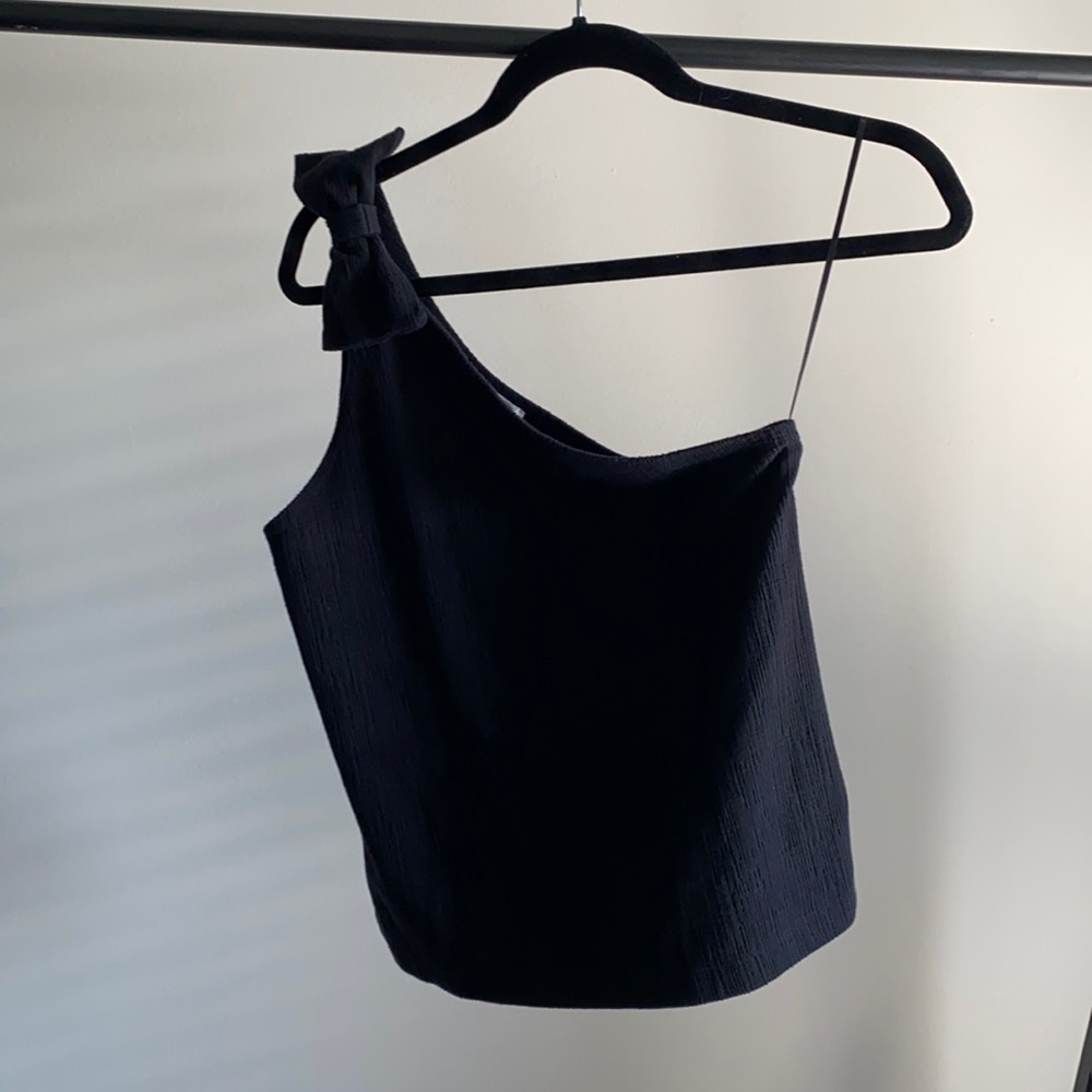 One shoulder J. Crew shirt